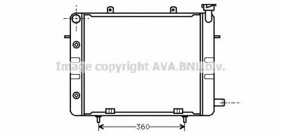 AVA QUALITY COOLING ol2060 -  Радиатор, охлаждение двигателя